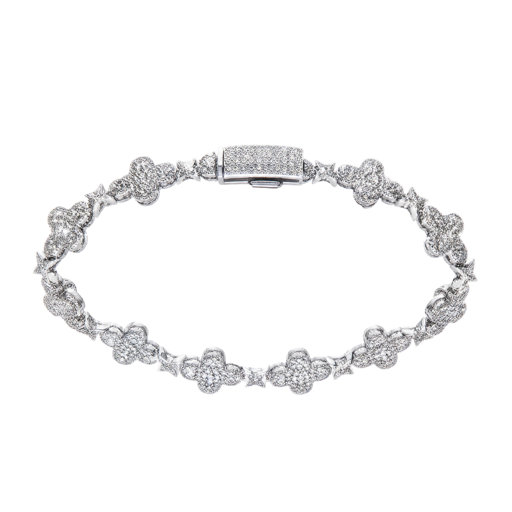 Cross Cuban Link Bracelet