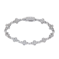 Cross Cuban Link Bracelet