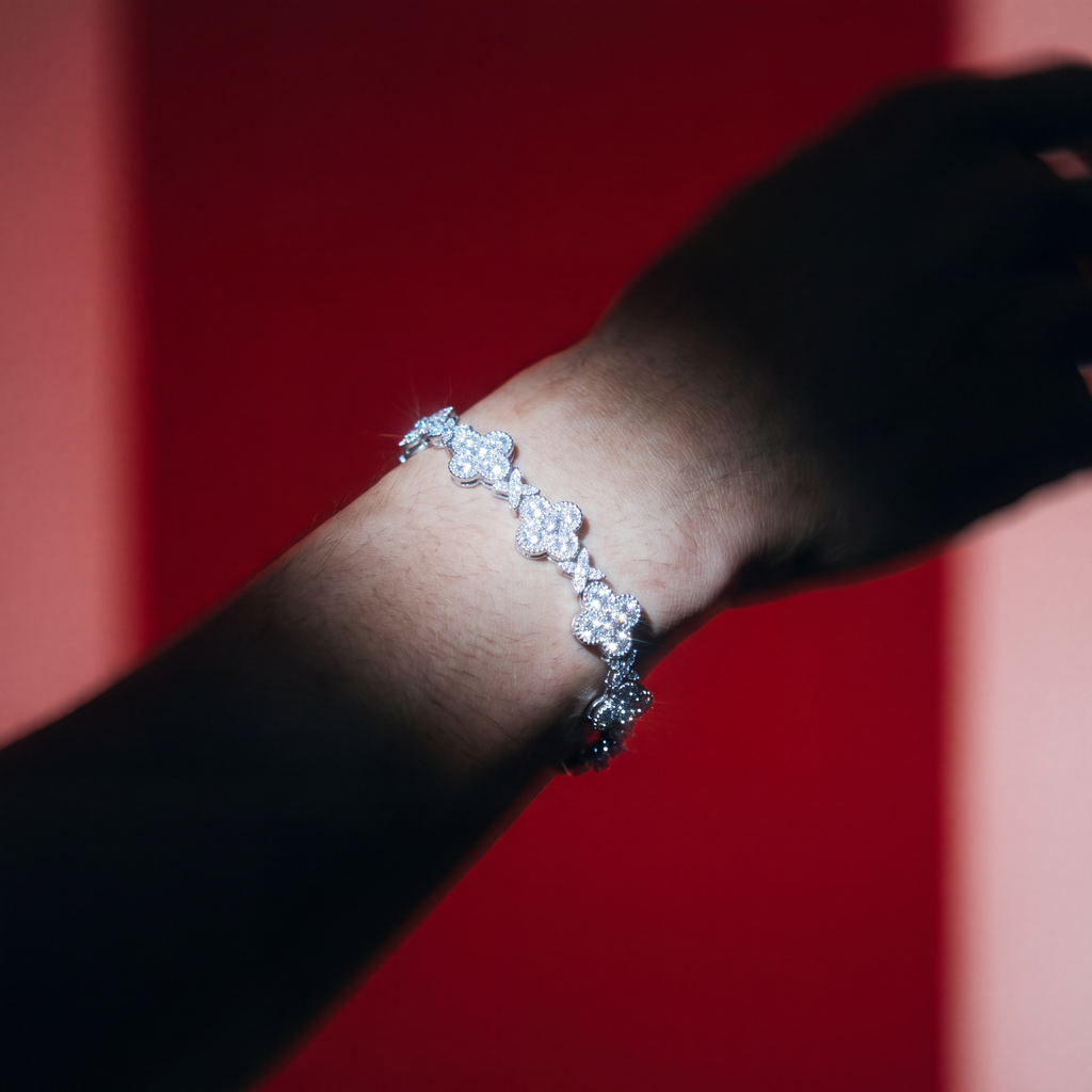 Cross Cuban Link Bracelet